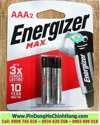 Pin AAA Energizer E92_BP2 (Vỉ 2viên)
